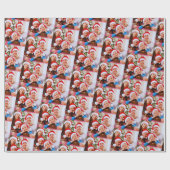 Custom Photo Gift Wrap, Familie Custom Afbeelding  Cadeaupapier (Vlak)