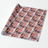 Custom Photo Gift Wrap, Familie Custom Afbeelding  Cadeaupapier (Uitgerold)