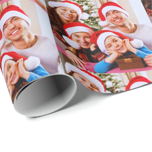 Custom Photo Gift Wrap, Familie Custom Afbeelding  Cadeaupapier (Rol Hoek)