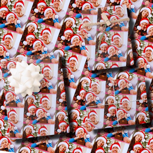 Custom Photo Gift Wrap, Familie Custom Afbeelding  Inpakpapier Vel