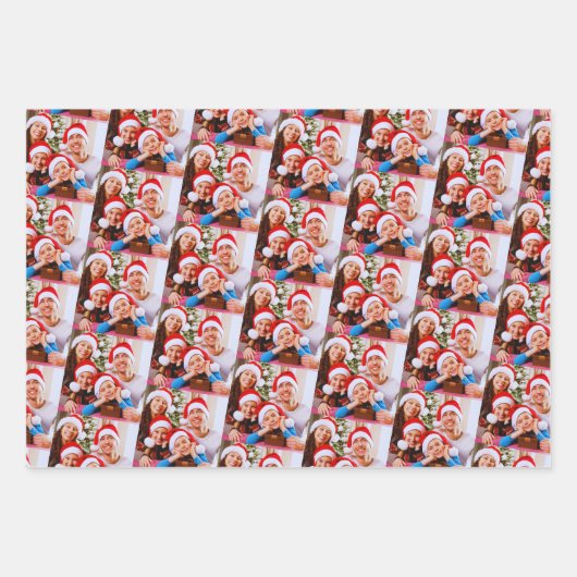 Custom Photo Gift Wrap, Familie Custom Afbeelding  Inpakpapier Vel (Voorkant 2)