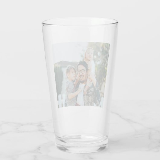 Custom Photo Glas (Achterkant)
