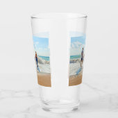 Custom Photo Glass Gift met Uw Foto's Glas (Links)
