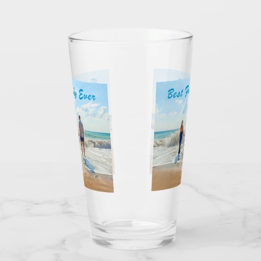 Custom Photo Glass Uw Familie Foto's Met Tekst Glas (Links)