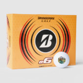 Custom Photo Golf Ball with Text Personalization Golfballen (Verpakking)