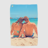 Custom Photo Golf Handdoek Uw eigen ontwerp (Voorkant)