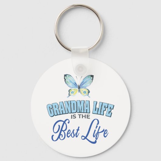 Custom Photo Grandma  Sleutelhanger (Voorkant)