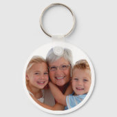 Custom Photo Grandma  Sleutelhanger (Achterkant)