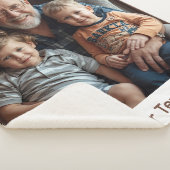 Custom Photo Grandpa Blanket Sherpa Cozy Gift Idea Sherpa Deken (3/4)