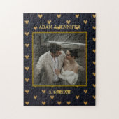 Custom Photo Hearts Background Legpuzzel (Verticaal)