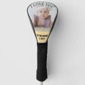 Custom Photo I Love You to the Rough Golfheadcover (Voorkant)