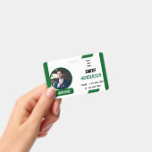 Custom Photo ID Card Badge Lanyard (Handheld)