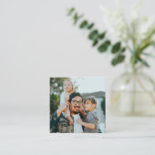 Custom Photo Informatiekaartje (Staand voorkant)