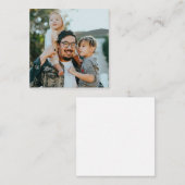 Custom Photo Informatiekaartje (Voorkant / Achterkant)