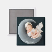 Custom photo keepsake precious baby magneet (Voorkant / Achterkant)