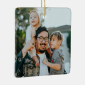 Custom Photo Keramisch Ornament (Rechts)