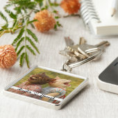Custom Photo Keychain with Personalized Names (Zijkant)