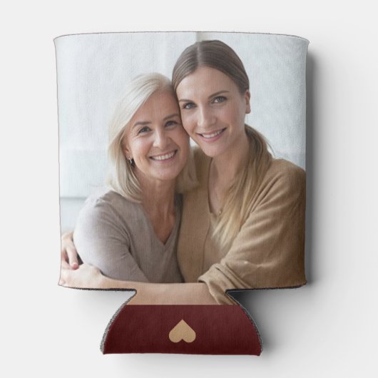 Custom Photo Koelbox – gepersonaliseerd cadeau Blikjeskoeler (Achterkant)