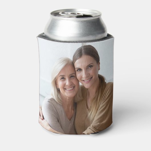 Custom Photo Koelbox – gepersonaliseerd cadeau Blikjeskoeler (Blikje Achterkant)