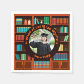 Custom Photo Library-Themed  Servet (Voorkant)