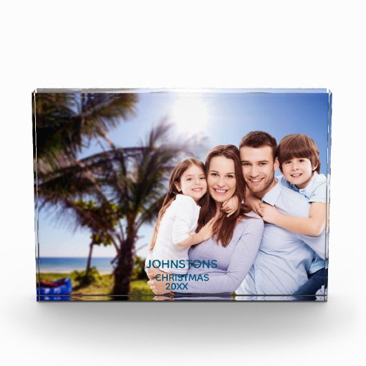 Custom Photo Lijst Gift - Unique Family Keepsake Fotoblokken (Voorkant)