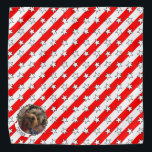Custom Photo Lijst USA American Flag Patriotic Fun Bandana<br><div class="desc">Foto Lijst VS - Fun U.S.A. patriottische Amerikaanse vlag,  foto-lijst. Copyright © Angi Laframboise. Kute,  aangepaste,  gepersonaliseerde cadeaus voor patriottische huisdieren.</div>
