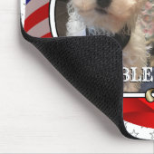 Custom Photo Lijst USA American Flag Patriotic Fun Muismat (Hoek)