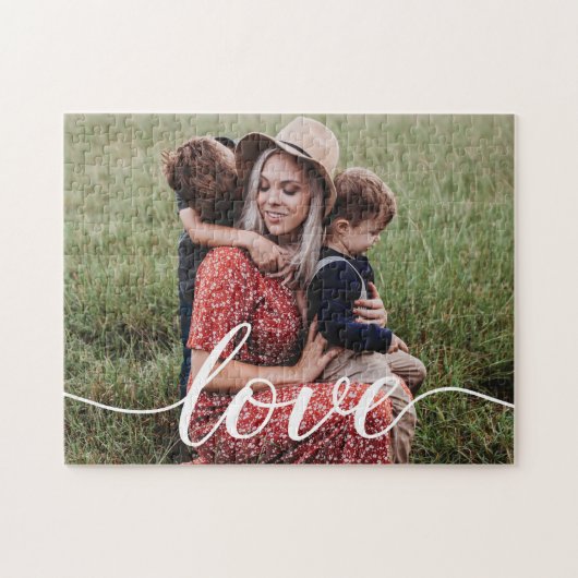 Custom Photo Love script mama Legpuzzel (Horizontaal)