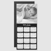 Custom Photo Magnet 2026 Calendar Card (Voorkant / Achterkant)