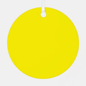 Custom Photo Metal Circle Christmas Ornament (Achterkant)