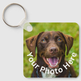 Custom Photo Metal Sleutelhanger