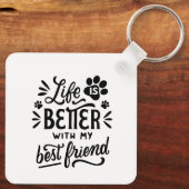 Custom Photo Metal Sleutelhanger (Achterkant)