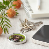 Custom Photo Metal Sleutelhanger (Zijkant)