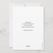 Custom Photo Modern Holiday 2026 Calendar Card Feestdagenkaart (Achterkant)