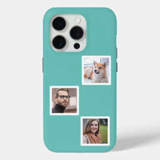 Custom Photo Monogram iPhone 15 Pro Case