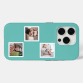 Custom Photo Monogram Case-Mate iPhone Case (Achterkant (horizontaal))