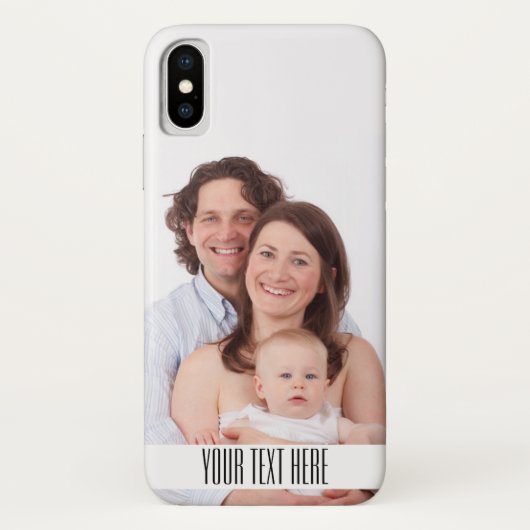 Custom Photo Monogram Case-Mate iPhone Case (Achterkant)