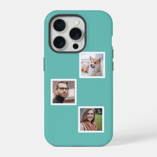 Custom Photo Monogram iPhone Hoesje (Achterkant)