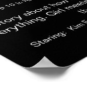 Custom Photo Movie with Your Picture, Title & Cred Poster (Hoek)