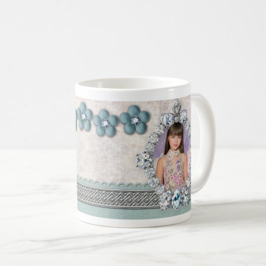 Custom photo Mug, Personalized Coffee Cup designer Koffiemok (Voorkant rechts)