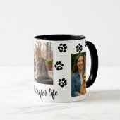 Custom Photo Mug: Pet Besties for Life Mok (Voorkant rechts)