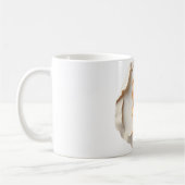 Custom Photo Mug with Modern Abstract Background Koffiemok (Links)
