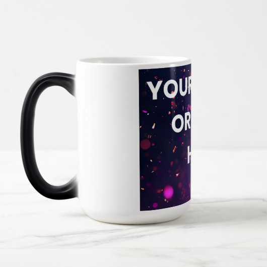 Custom Photo Mug – Your Image Here Magische Mok (Links)