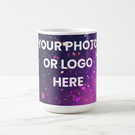 Custom Photo Mug – Your Image Here Magische Mok (Midden)