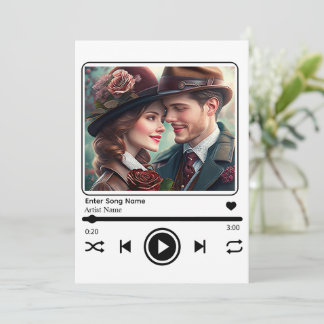 Custom Photo Music Player Kaart