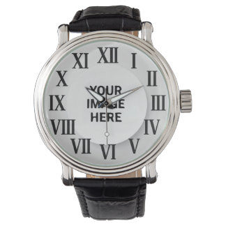 Custom Photo & Name Engraved Wristwatch Horloge