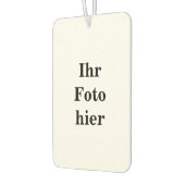 Custom photo name personalized Autolufterfrischer Luchtverfrisser (Links)