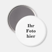 Custom photo name personalized Magnet (Voorkant / Achterkant)
