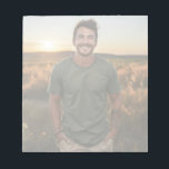 Custom Photo Notepad Notitieblok<br><div class="desc">This notepad is shown with a sample photo print,  customize and edit your own photo into place with this template.
Shown in an opaque print so you can write on it.
Customize this item or buy as is.



Licensed Image</div>