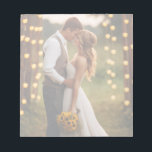 Custom Photo Notepad Notitieblok<br><div class="desc">This notepad is shown with a sample photo print,  customize and edit your own photo into place with this template.
Shown in an opaque print so you can write on it.
Customize this item or buy as is.



Licensed Image</div>